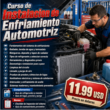 Curso de Instalación de Enfriamiento Automotriz