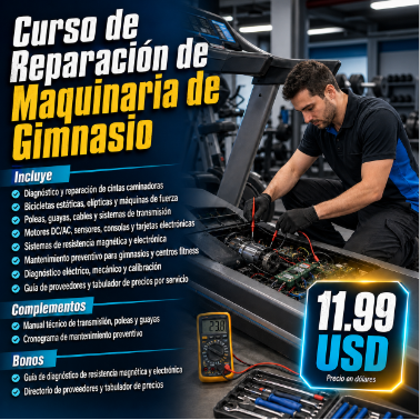 Curso de Reparación de Maquinaria de Gimnasio