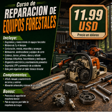 Curso de Reparación de Equipos Forestales