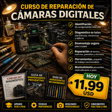 Curso de Reparación de Cámaras Digitales